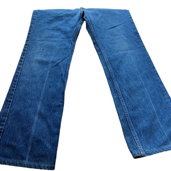 Levi's orange tab no tags,  blue high rise boot jeans in excellent condition - Picture 5 of 7